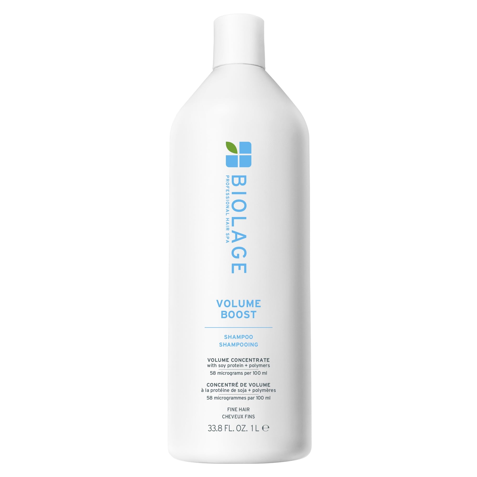 Biolage Volume Boost Shampoo - Long-Lasting Volume, Gently Cleanses, For Fine Hair, Soy Protein & Polymers, Vegan, Paraben-Free