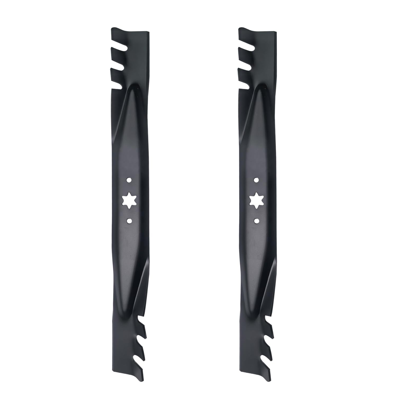 Apeixoto 2PACK 942-0616 Blades Compatible with 42'' Cut MTD, Cub Cadet Troy-Bilt Mowers Mulching Blades Replace OE MTD Cub Cadet 742-04126 742-0616