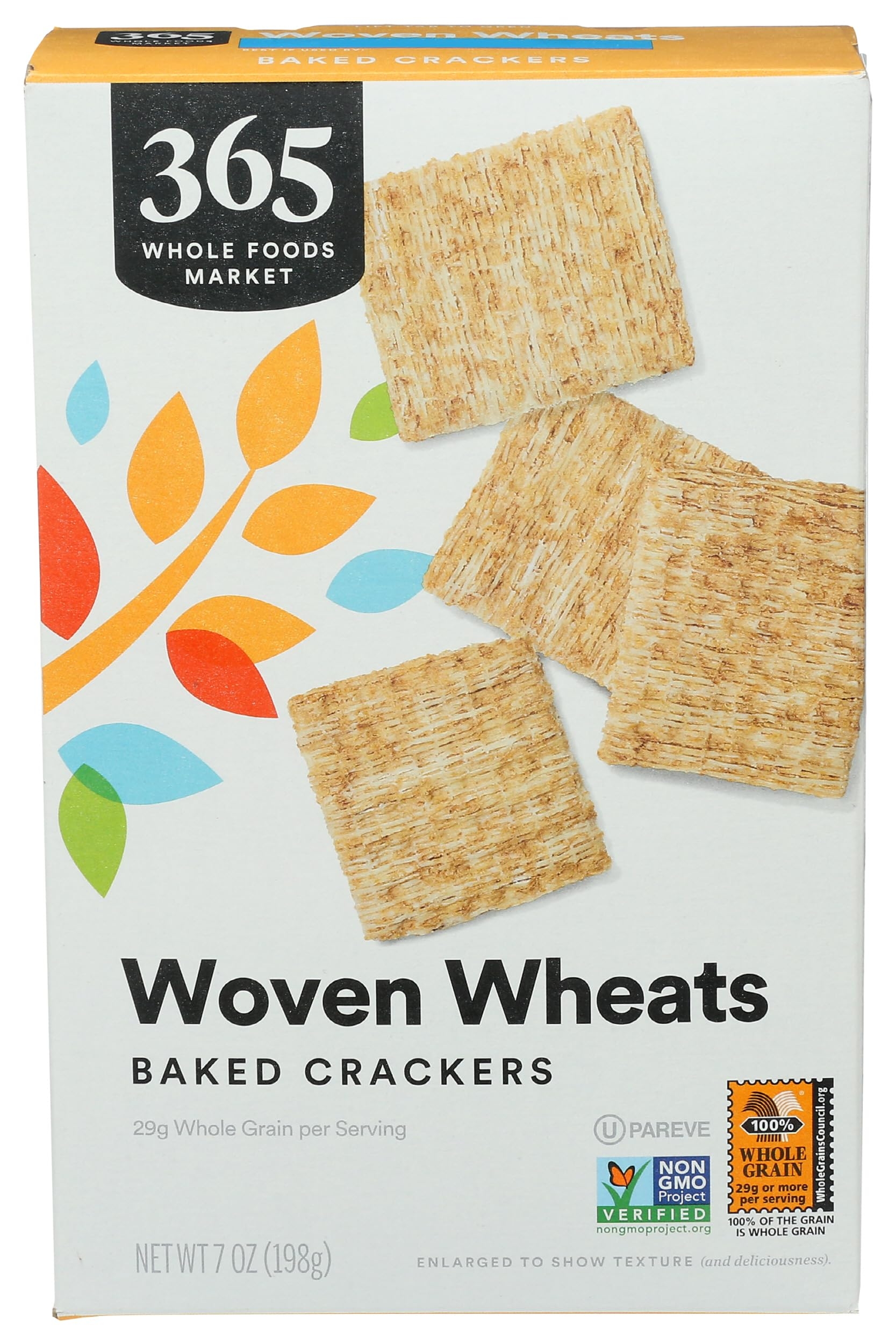365 by Whole Foods Market, Woven Wheat Crackers, 7 OZ
