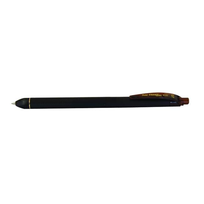 Pentel Energel Gel Pen Black 0.7mm Brown BL437R1-E - Image 2