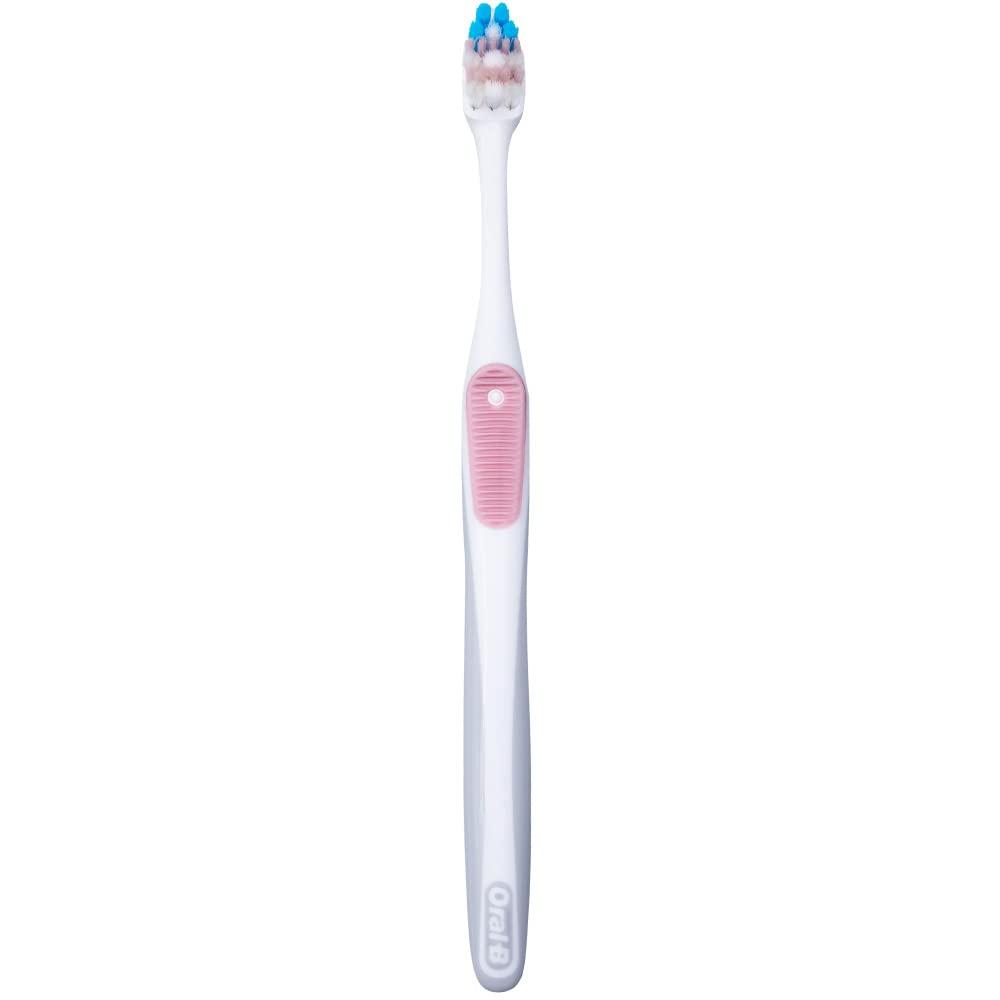 Oral-B Gum Care Extra Soft Toothbrush for Sensitive Teeth and Gums, Compact Small Head, (Colors Vary) - Pack of 6 - Image 4