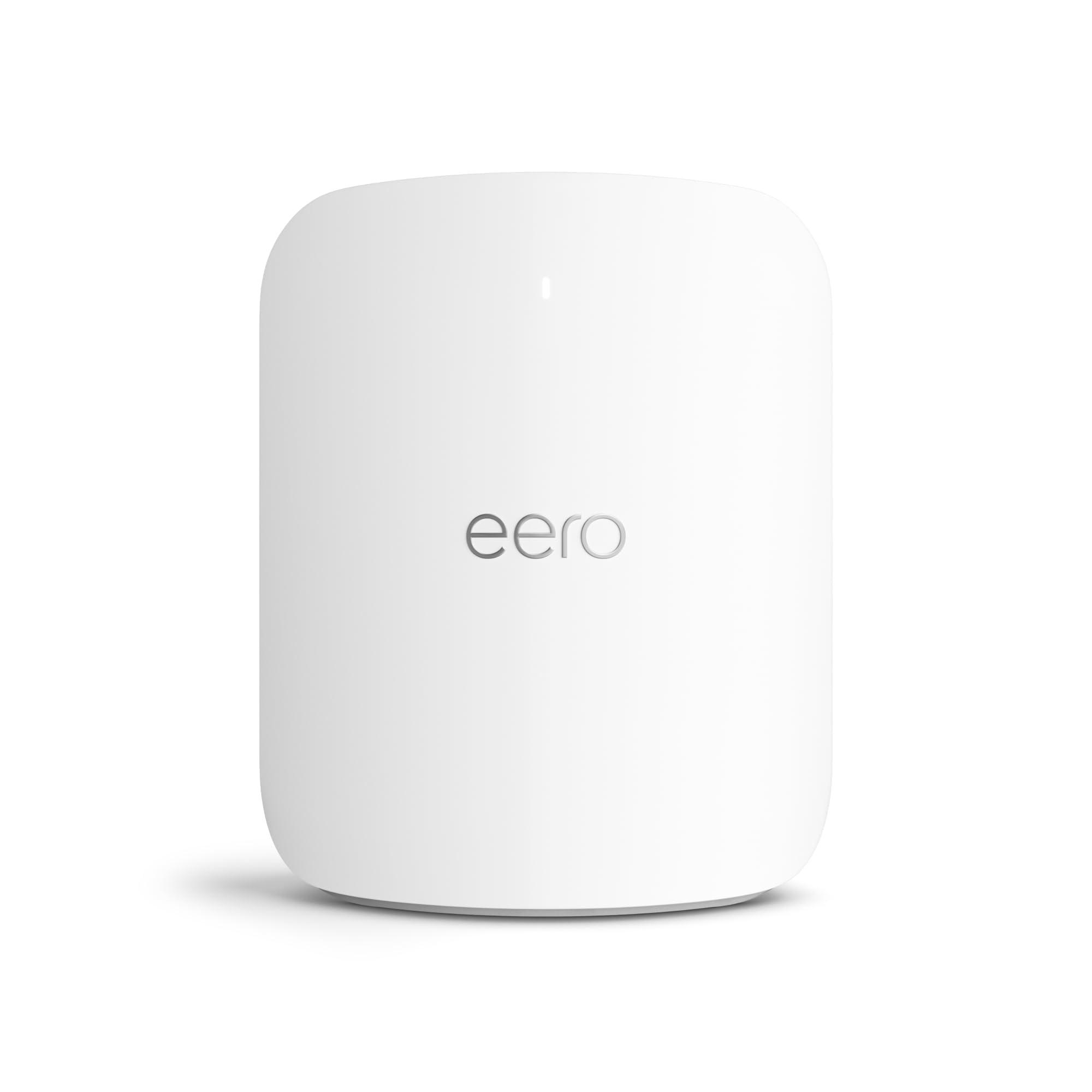 Amazon eero Max 7 mesh wifi system with 1 month free eero for Business (auto-renews annually) - Supports internet plans up to 10 Gbps, Coverage up to 7,500 sq. ft., Connect 750+ devices, 3-pack