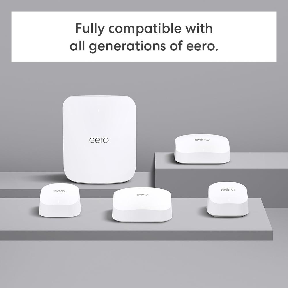 Amazon eero 7 with 1 month free eero Plus (auto-renews) - Supports internet plans up to 2.5 Gbps, Coverage up to 6,000 sq. ft., Connect 120+ devices, 3-pack - Image 5