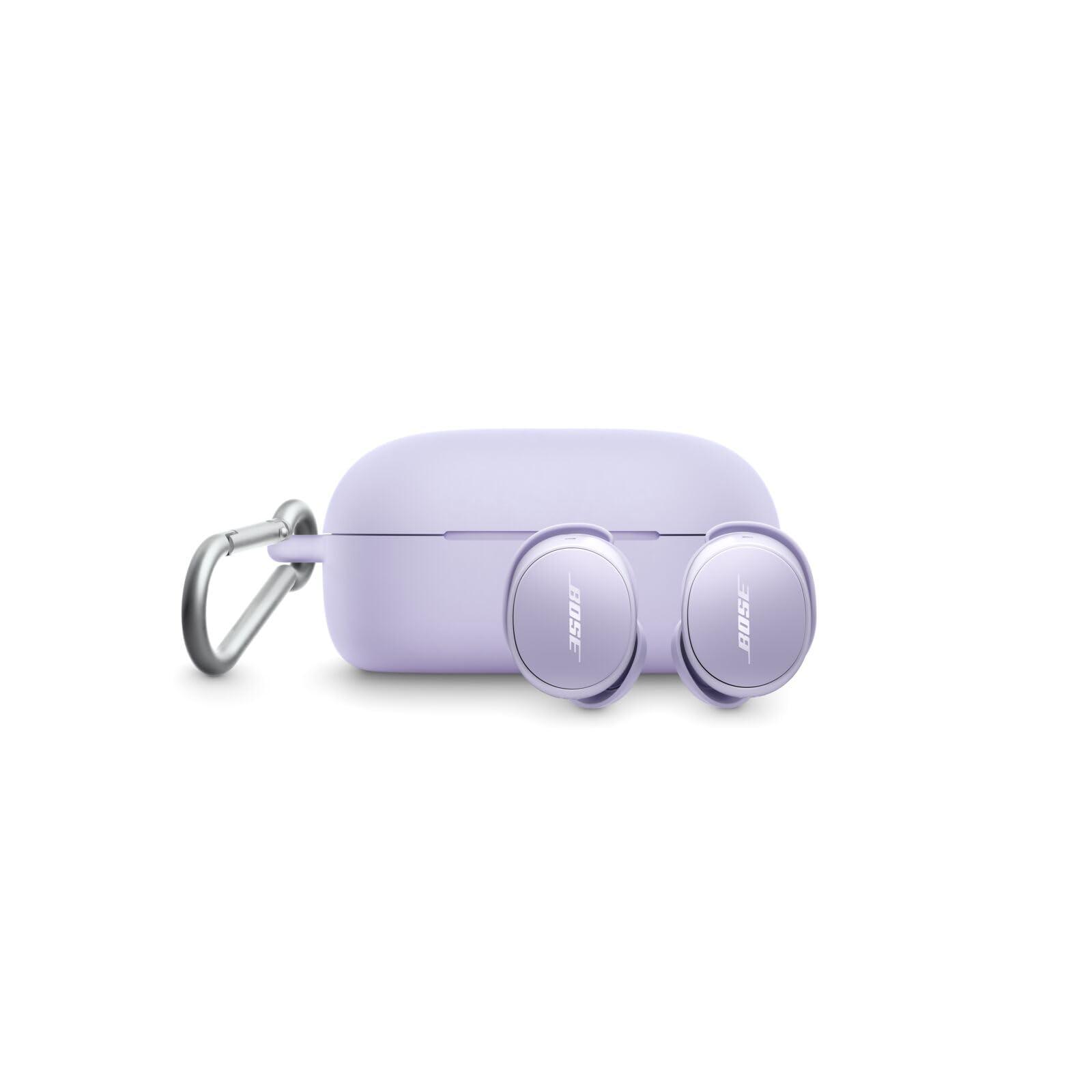 Bose QuietComfort Earbuds Silicone Case Cover, Protective Silicone Exterior, with Aluminum Carabiner for Convenient Carrying, Chilled Lilac - Image 3