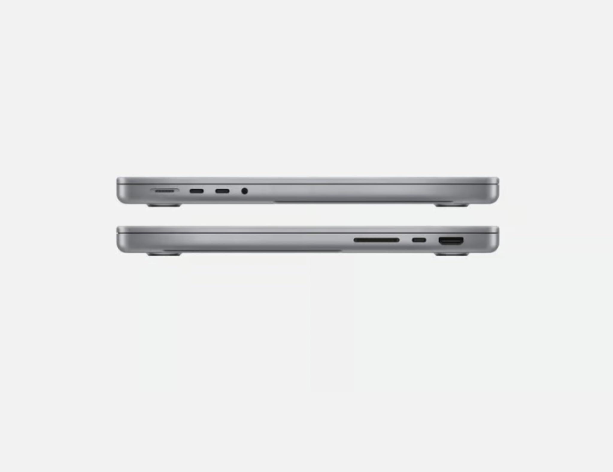 Apple MacBook Pro 2021 with Apple M1 Pro chip (14-inch, 16GB RAM, 512GB SSD) - Space Gray (Renewed) - Image 4
