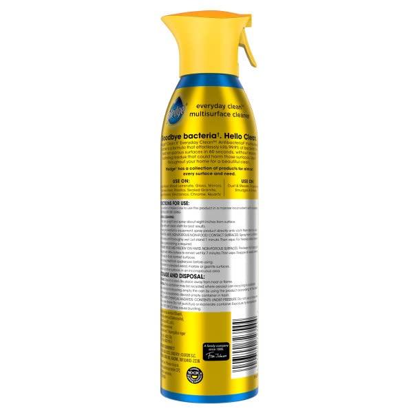 Pledge Antibacterial Multisurface Cleaner Spray, Fresh Citrus Scent, 9.7oz - Image 5