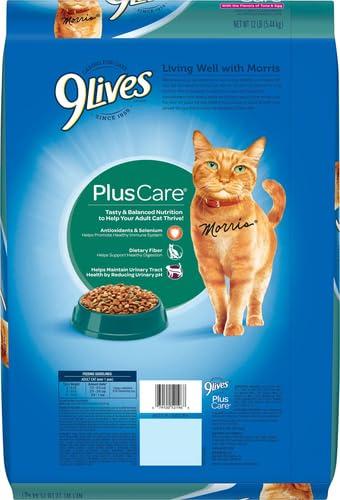 9Lives Plus Care Dry Cat Food, 12 lb. Bag - Image 3