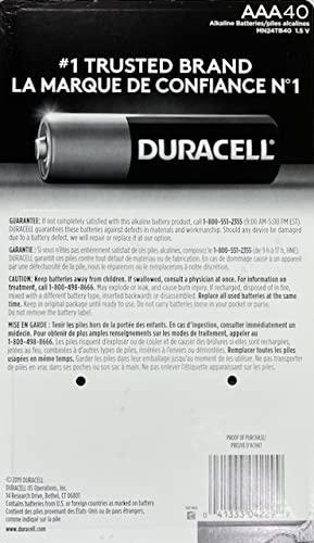 Duracell - CopperTop AAA Alkaline Batteries - Long Lasting, All-Purpose Triple A Battery for Household and Business - 40 Count - Image 2