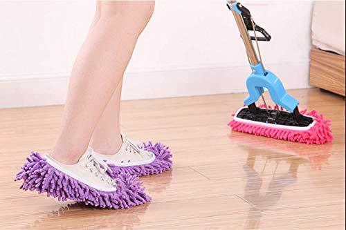 Tamicy Mop Slippers Shoes 5 Pairs (10 Pieces) - Microfiber Cleaning House Mop Slippers Floor Cleaning Tools Shoe Cover Soft Washable Reusable Microfiber Foot Socks Floor Cleaning Tools Shoe Cover - Image 5