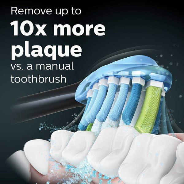 Philips Sonicare ExpertClean 7500 Black, Rechargeable Electric Power Toothbrush, HX9690/05 - Image 7