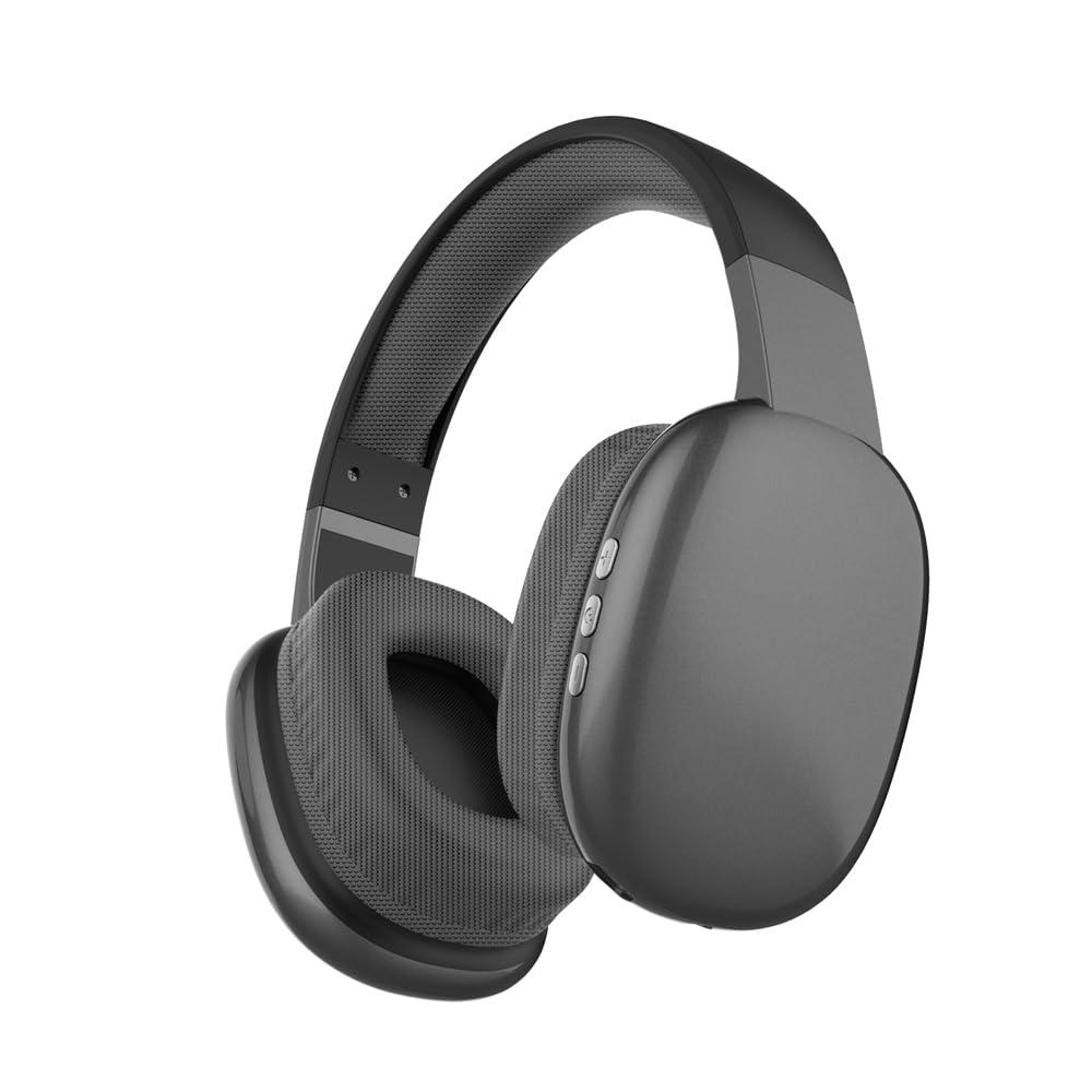YAKEN YRKR Bluetooth Headphones, Headphones Wireless Bluetooth V5.3, Over Ear Headphones HiFi Elvish Ears for Smartphone Computer Laptop (Black)