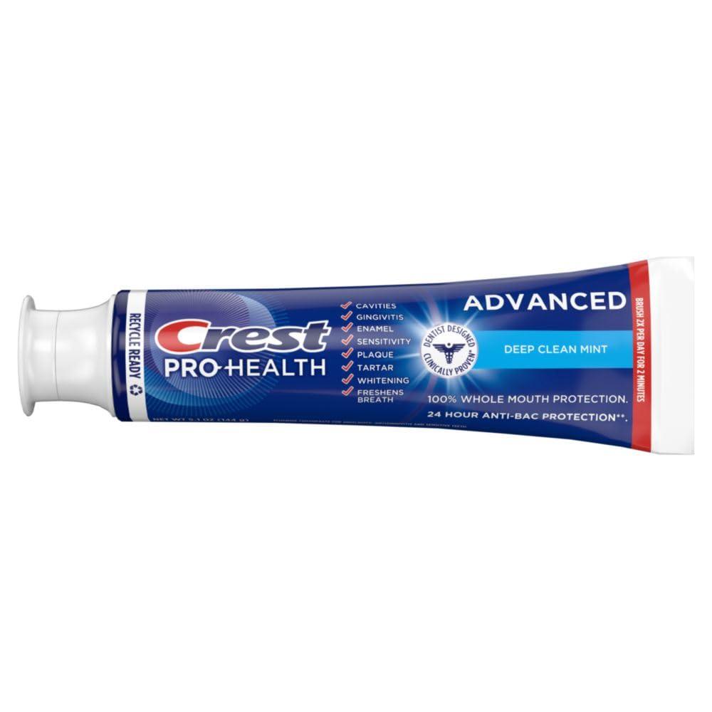 Crest Pro-Health Advanced Deep Clean Mint Toothpaste, 2 Count (Pack of 1) - Image 9