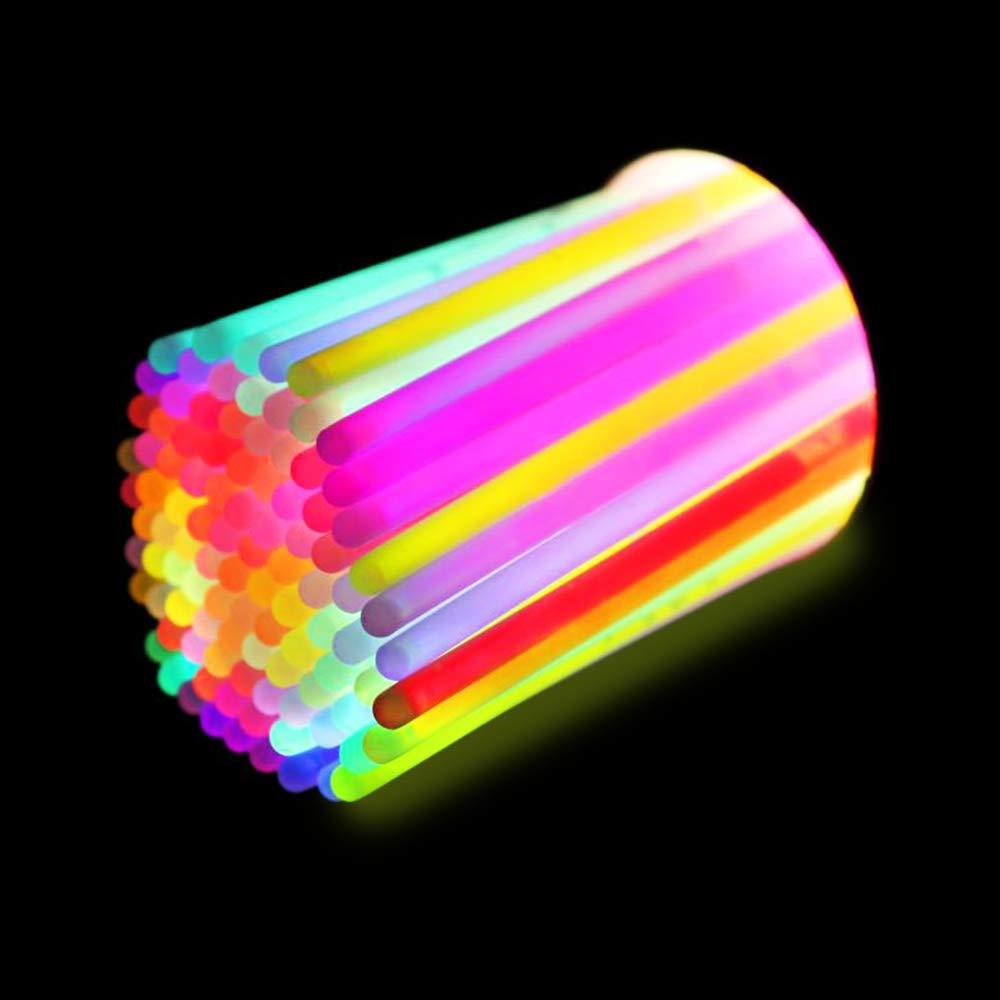 JOYIN 144 Pcs 8" Glowsticks, Bracelets Necklaces, Glow in the Dark Party Favors, Easter, Christmas, Halloween Supplies Pack, Football Party Supplies - Image 3