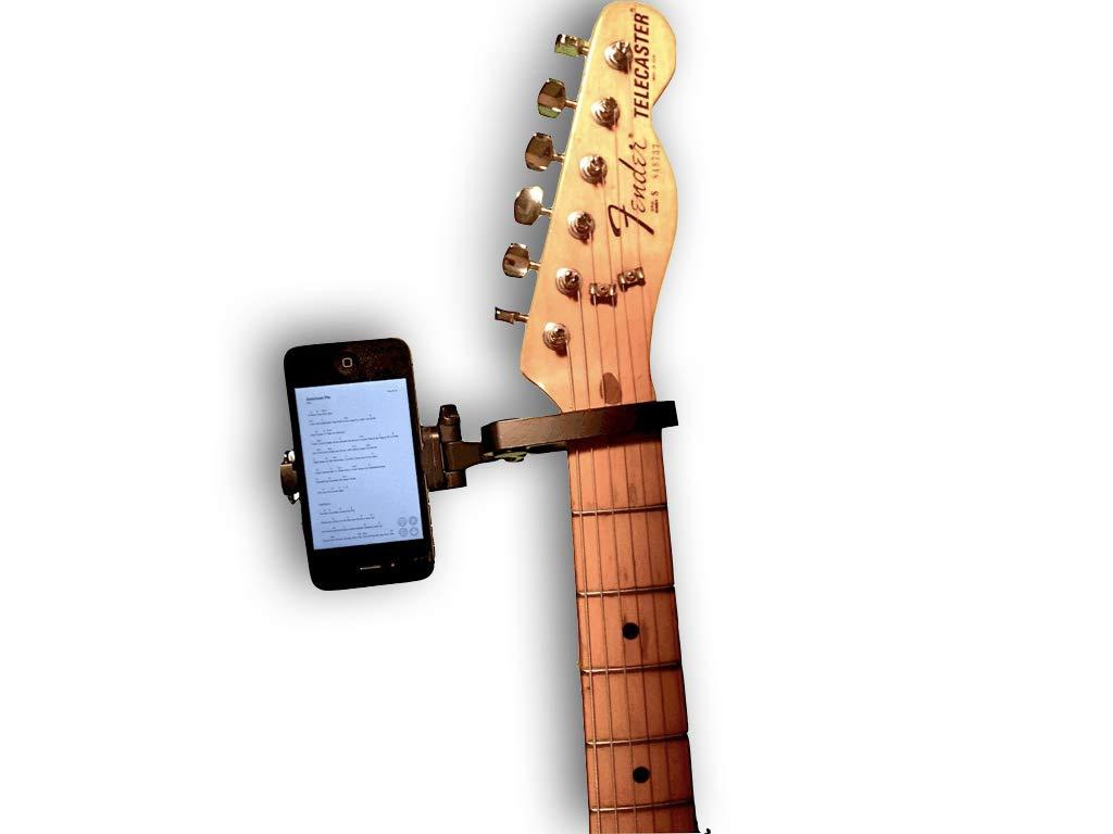 Smart-Po Smartphone Guitar Capo | Android and iPhone Compatible Dock Headstock Neck Clamp | Cell Phone Holder Aid Musicians | Electric or Acoustic Guitars - Image 8