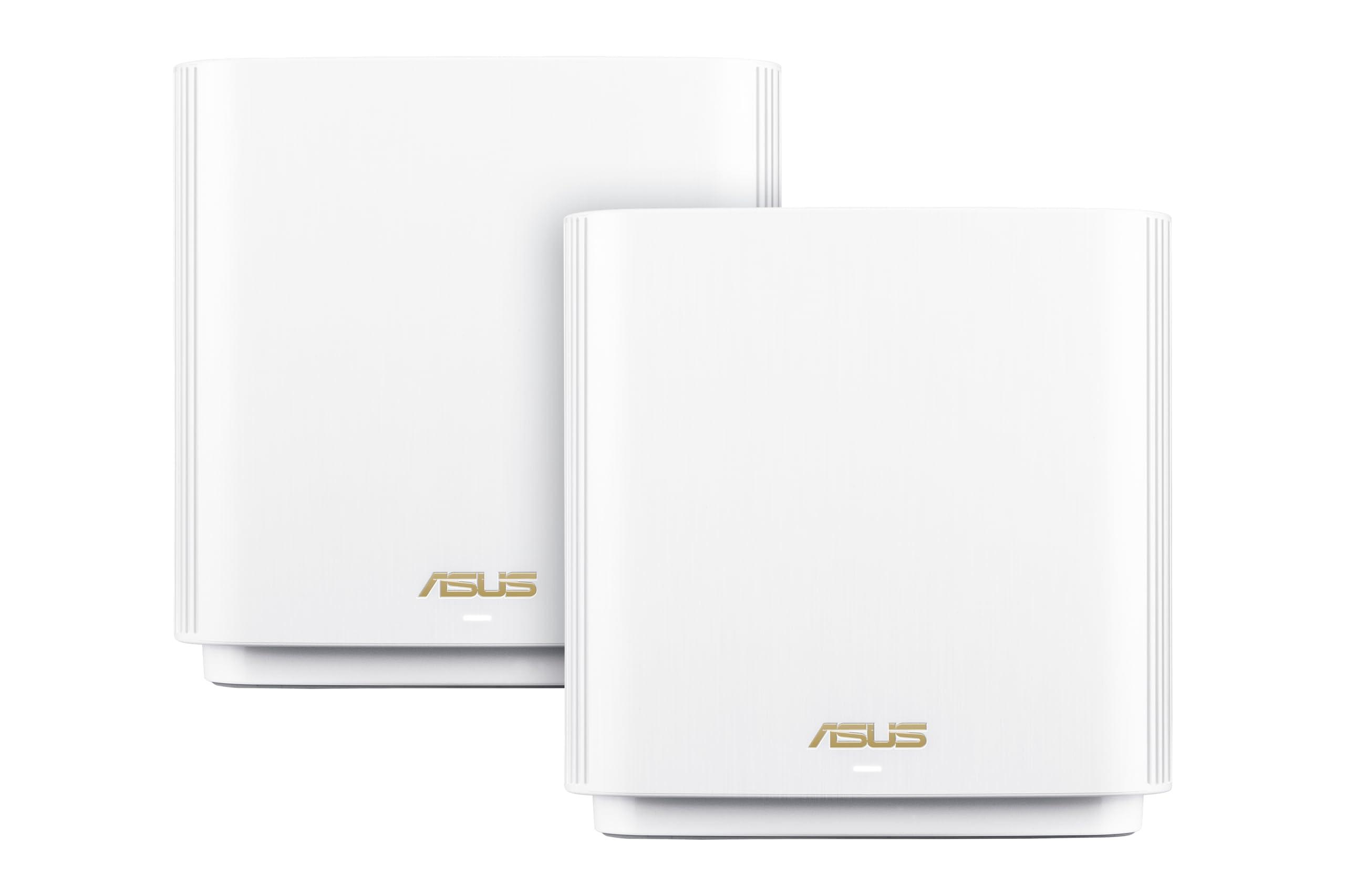 ASUS ZenWiFi Whole-Home Tri-band Mesh WiFi 6E System (ET9 2PK), Coverage up to 5,500 sq.ft, 7800Mbps, new 6GHz band, AiMesh, Lifetime Free Internet Security, Parental Control, EasySetup, Instant Guard - Image 2