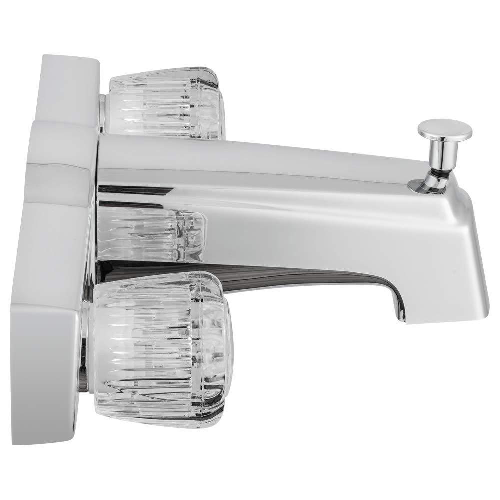 Dura Faucet Economical Classic Tub and Shower Faucet with Diverter (Chrome Polished) - Image 6