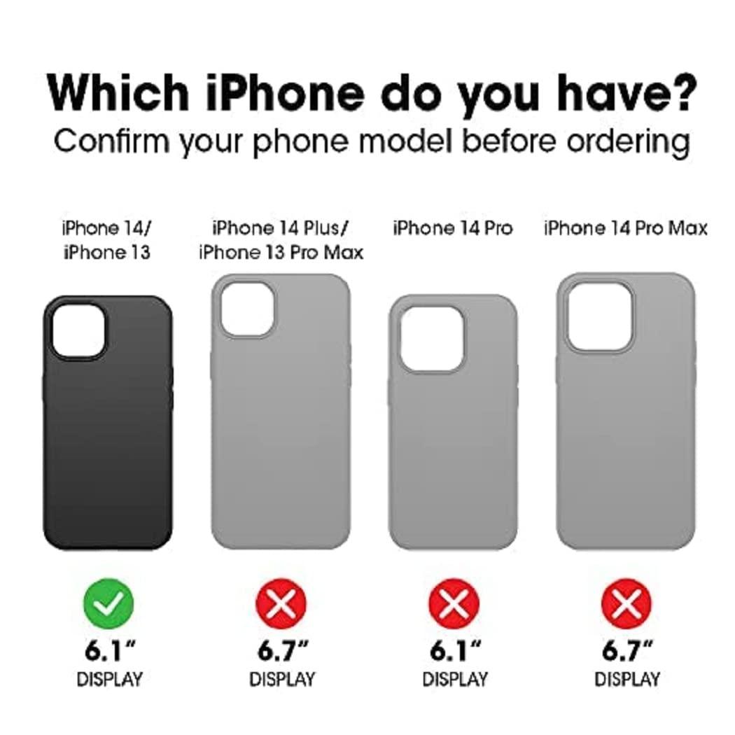 OtterBox iPhone 14 & iPhone 13 Commuter Series Case - Black, Slim & Tough, Pocket-Friendly, with Port Protection - Image 2