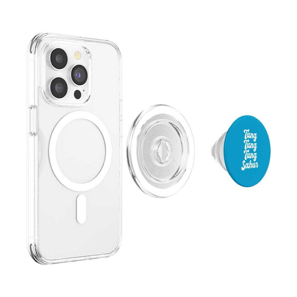 Tung Tung Tung Sahur Meme Viral Joke Drum Beat Wooden Log PopSockets PopGrip for MagSafe - Image 3