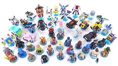 Lego Parts: Dimensions Toy Tag 4 x 4 x 2/3 with 4 Studs (Waves 1-5 Generic Trans. Blue for Gadgets) - Image 2