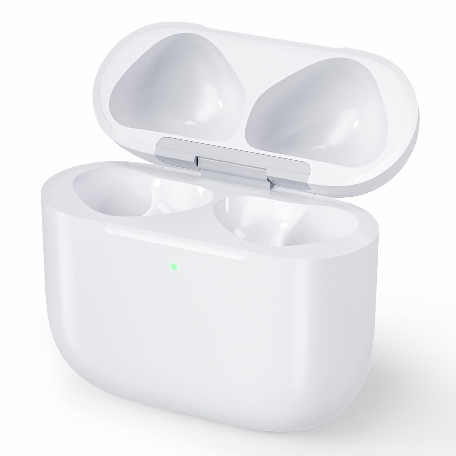 Wireless Charging Case Compatible with AirPods 4, Replacement Charger Case with Bluetooth Pairing Sync Button (to USB-C)