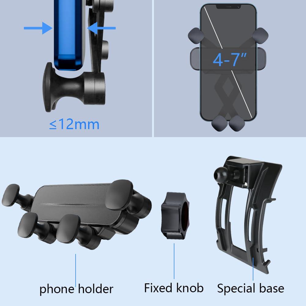 LUNQIN Car Phone Holder Mount for Subaru Forester 2014 2015 2016 2017 2018 Auto Accessories Interior Decoration Mobile Cell Smartphone Bracket - Image 6