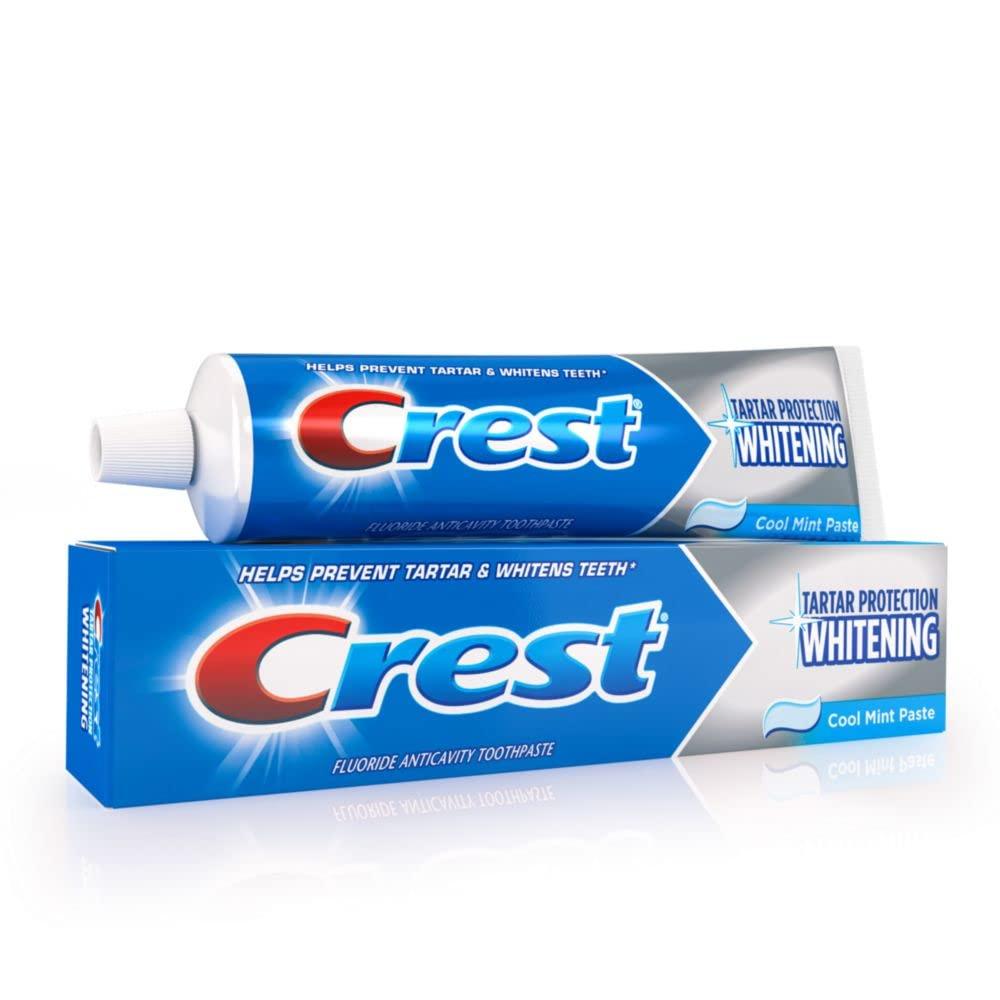 Crest Tartar Protection Whitening Cool Mint Flavor Toothpaste 8.2 Oz (Pack of 4) - Image 10