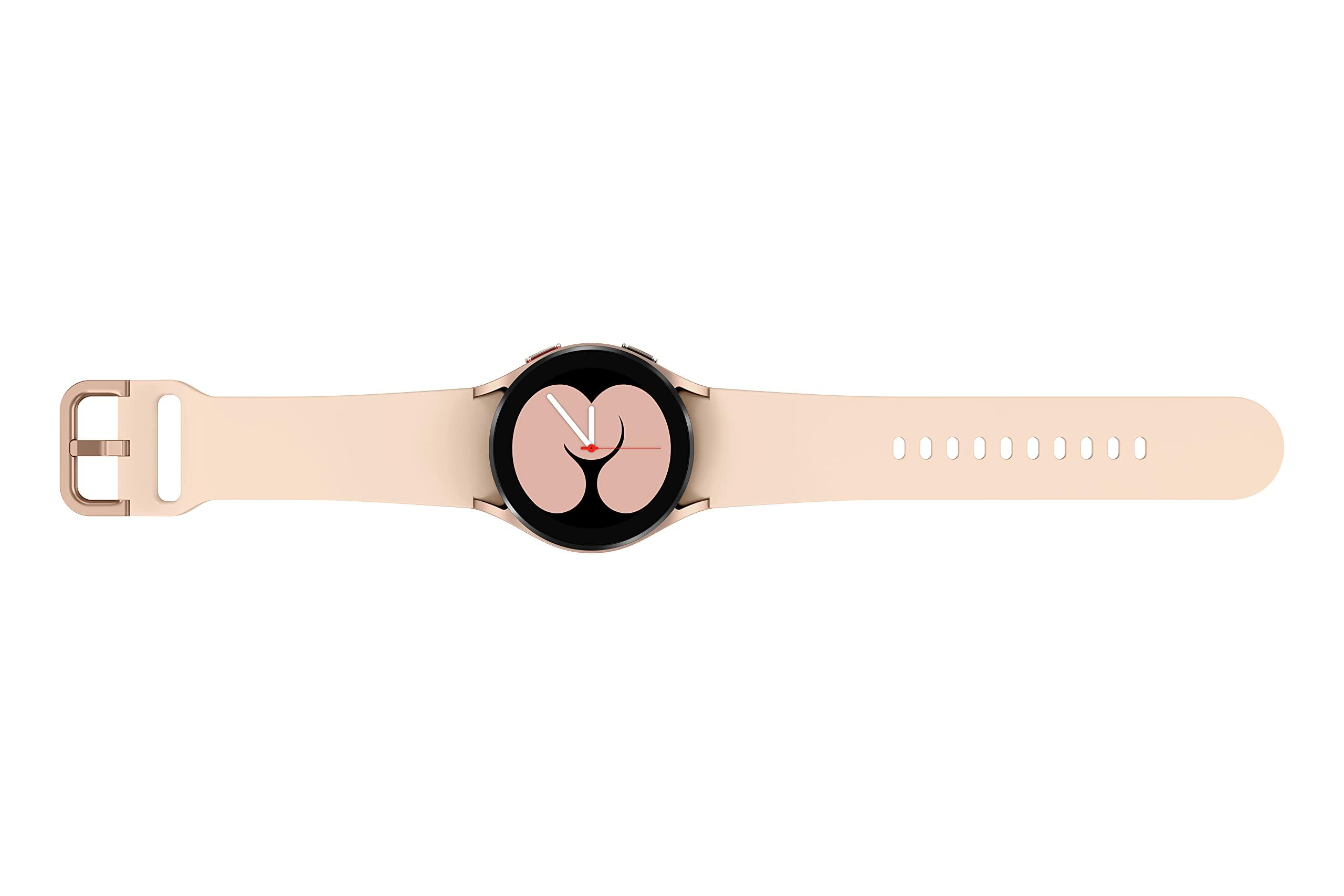 SAMSUNG Galaxy Watch 4 40mm Smartwatch with ECG Monitor Tracker for Health, Fitness, Running, Sleep Cycles, GPS Fall Detection, Bluetooth, US Version, SM-R860NZDAXAA, Pink Gold - Image 3
