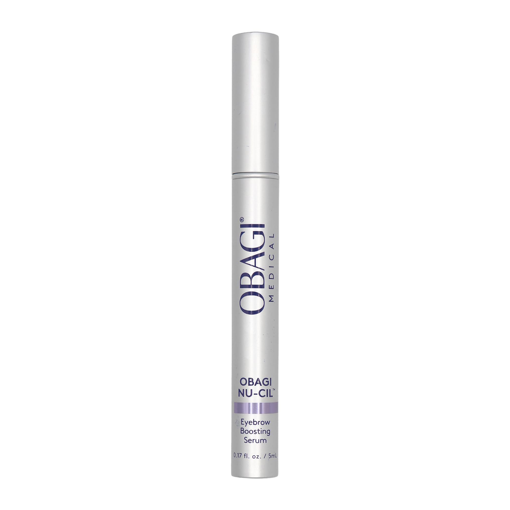 Obagi Nu-Cil Eyebrow Boosting Serum - Ultimate Eyebrow Growth Serum with Hyaluronic Acid - Dermatologist Approved for Thin, Patchy & Over-Tweezed Eyebrows - Fast Absorbing - 6ml