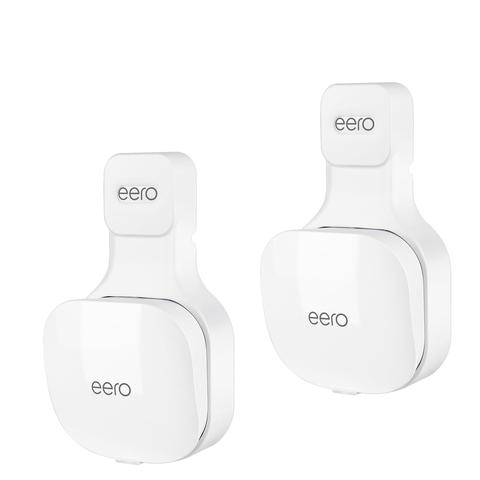 Wall Mount Holder Only for eero Mesh WiFi Router,(NOT Compatible with eero 6/ eero 6+/ eero Pro/eero Pro 6E), Perfect for Storing Power Cords and Plugs