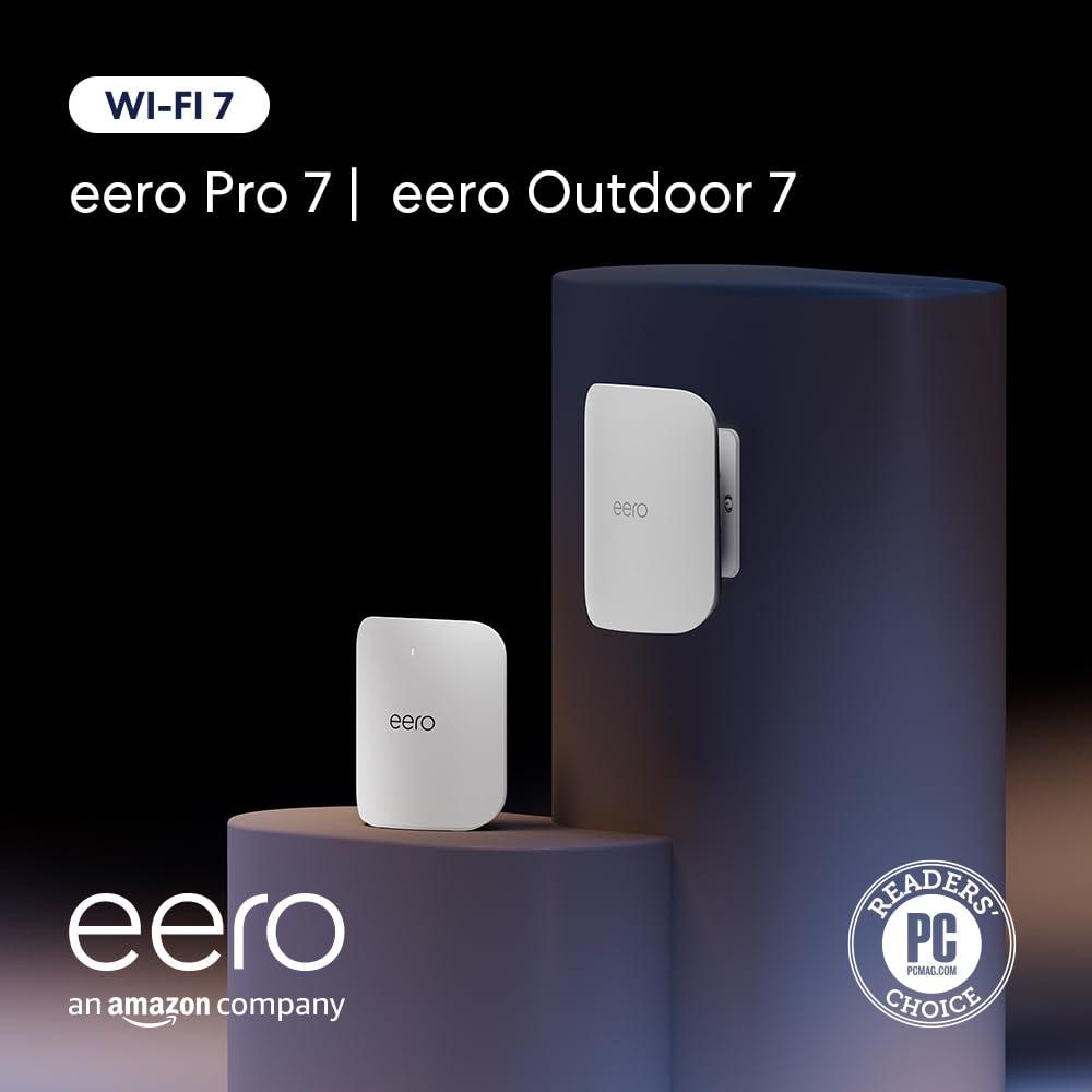 Amazon eero Pro 7 (1-pack) with Amazon eero Outdoor 7 (1-pack) mesh wifi system - Image 7