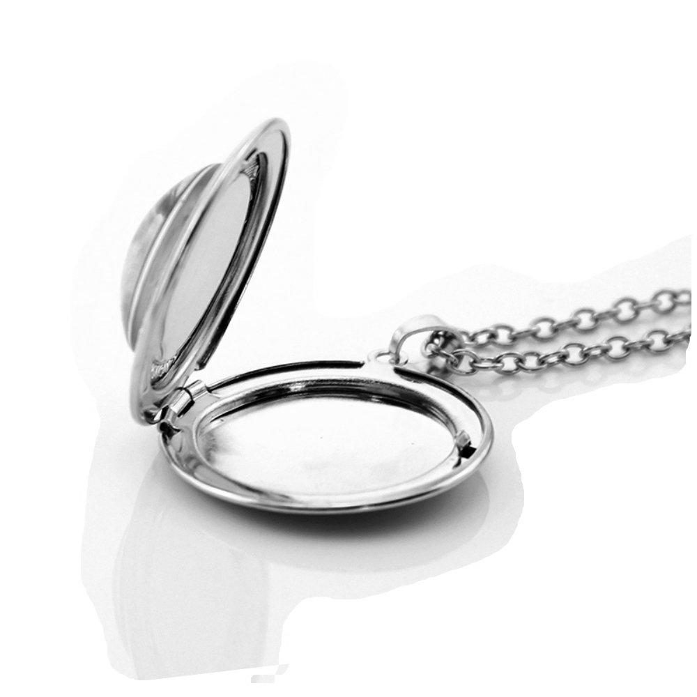DianaL Boutique Silver Tone Lord Ganesh Ganesha Locket Pendant Necklace Fashion Jewelry - Image 2