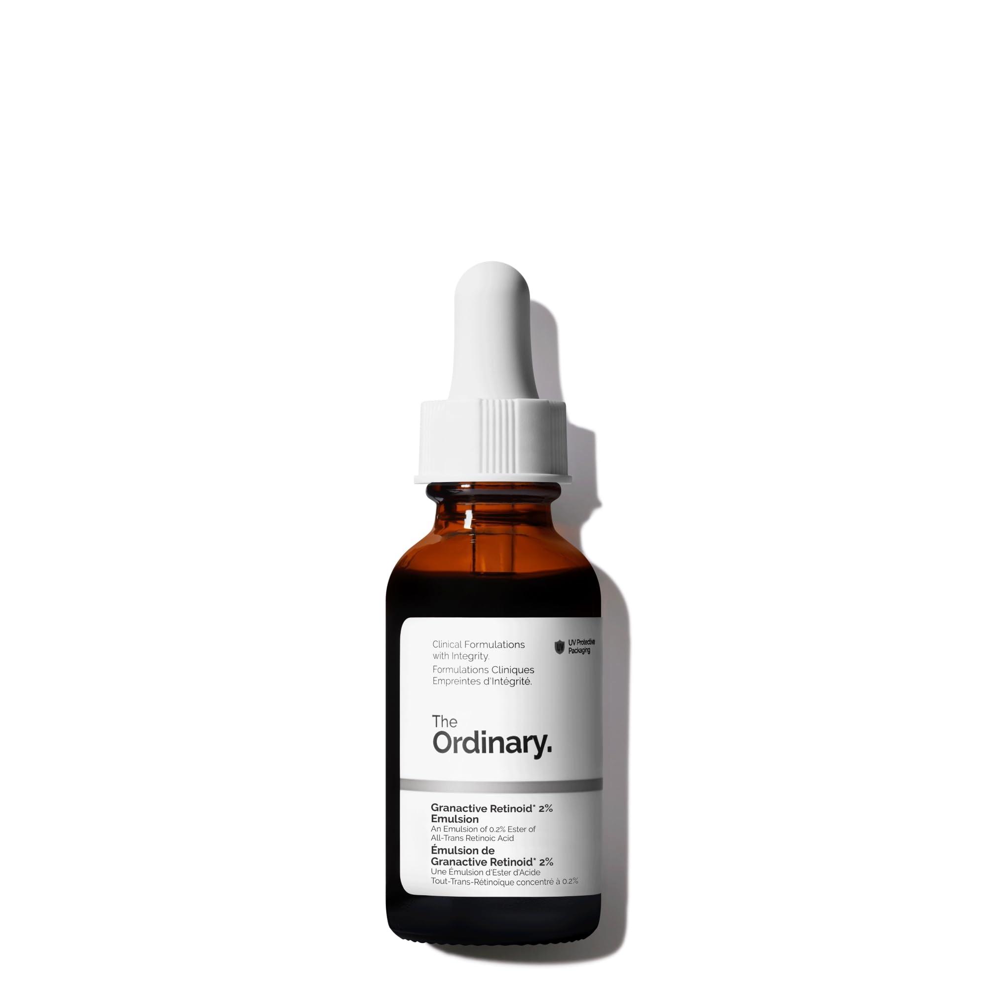 The Ordinary Granactive Retinoid 2% Emulsion, Advanced Retinoid Alternative for Anti-Aging and Skin Texture Improvement, 1 Fl Oz