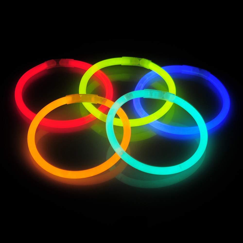 JOYIN 144 Pcs 8" Glowsticks, Bracelets Necklaces, Glow in the Dark Party Favors, Easter, Christmas, Halloween Supplies Pack, Football Party Supplies - Image 4