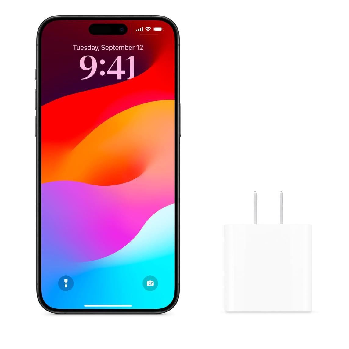 Apple 20W USB-C Power Adapter - iPhone Charger with Fast Charging Capability, Type C Wall Charger - Image 4