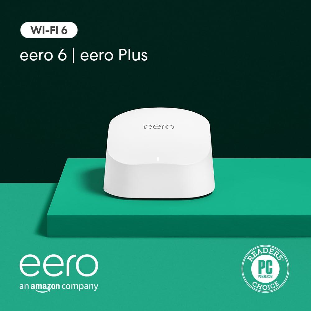 Amazon eero 6 mesh wifi router with 1-month free eero Plus (auto-renews) - Supports internet plans up to 900 Mbps, Coverage up to 1,500 sq. ft., Connect 75+ devices, 1-pack - Image 7