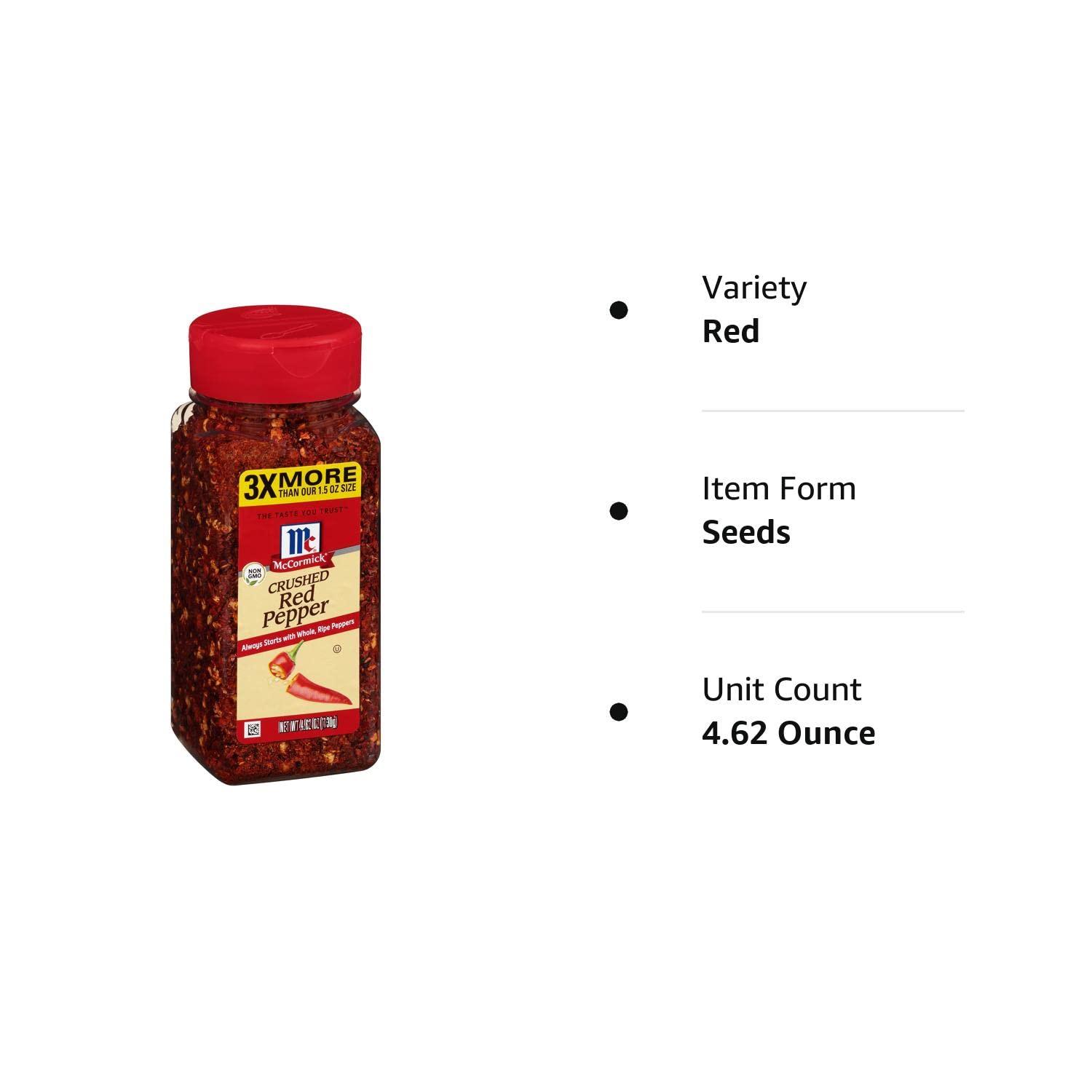 McCormick Crushed Red Pepper, 4.62 oz - Image 11