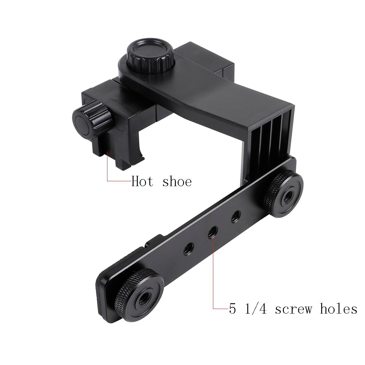 Leenconghui Phone Holder for DJI Osmo Pocket 3, Cell Phone Mount Expansion Accessories with 1/4" Thread Hole Used with Tripod and Extension Rod - Image 6