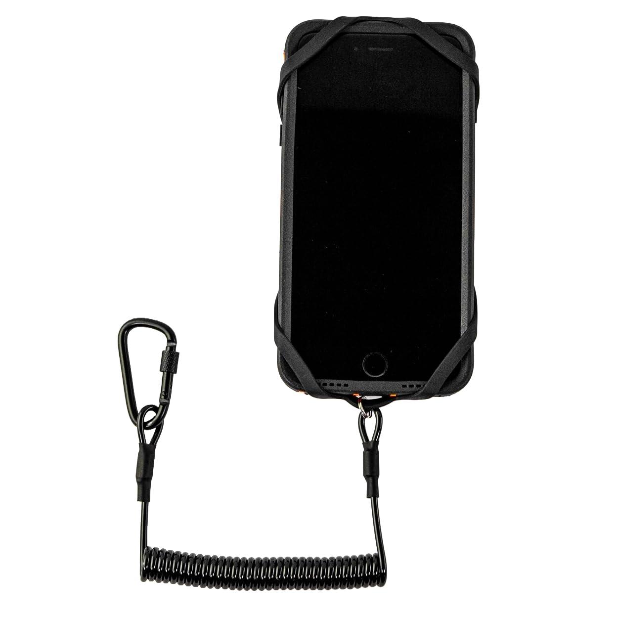 YakAttack Universal Smartphone Harness with Tether | Flexible Silicone Grip | Phone Leash for Kayaking, Fishing & Boating | Compatible with Most Phones - Image 3