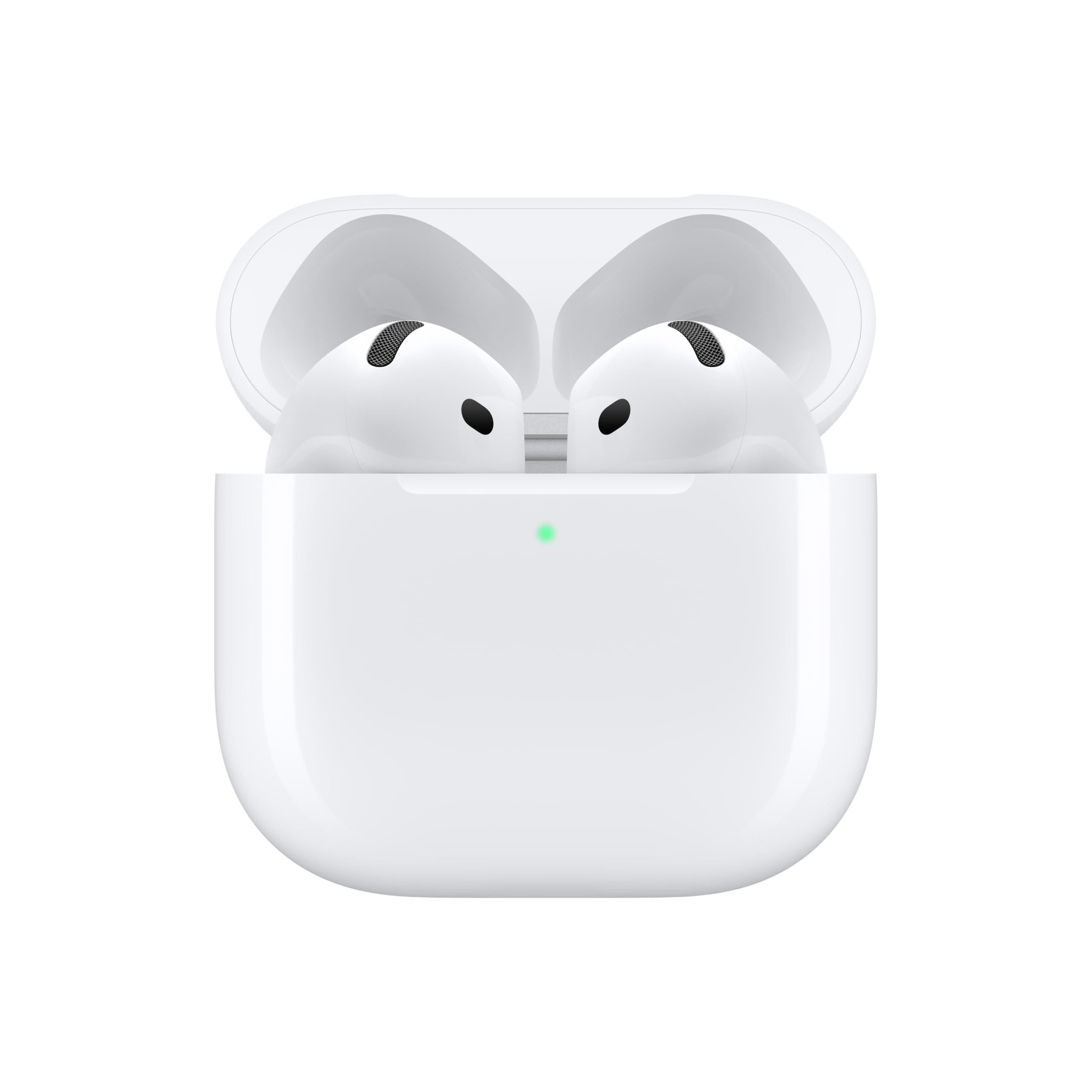 Apple AirPods 4 Wireless Earbuds, Bluetooth Headphones, Personalized Spatial Audio, Sweat and Water Resistant, USB-C Charging Case, H2 Chip, Up to 30 Hours of Battery Life, Effortless Setup for iPhone - Image 2