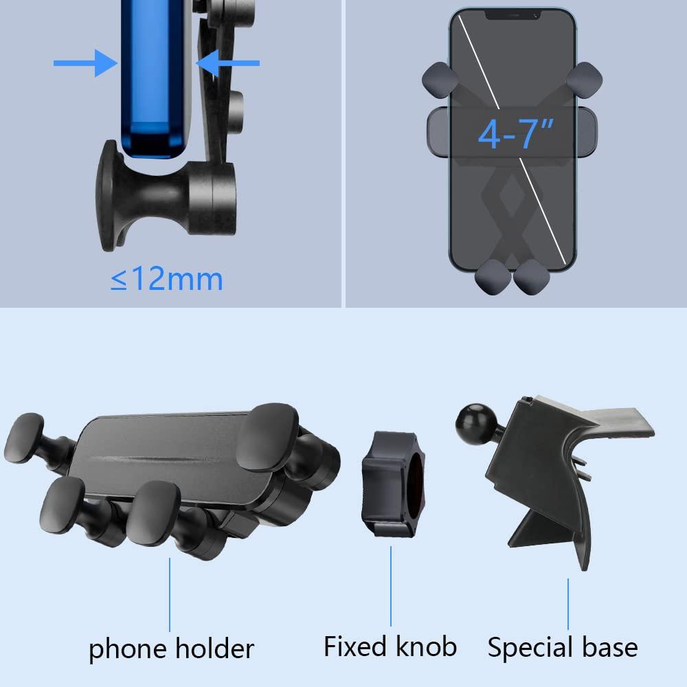LUNQIN Car Phone Holder Mount for 2021 2022 2023 2024 Toyota Camry Auto Accessories Interior Decoration Mobile Cell Smartphone Bracket - Image 6