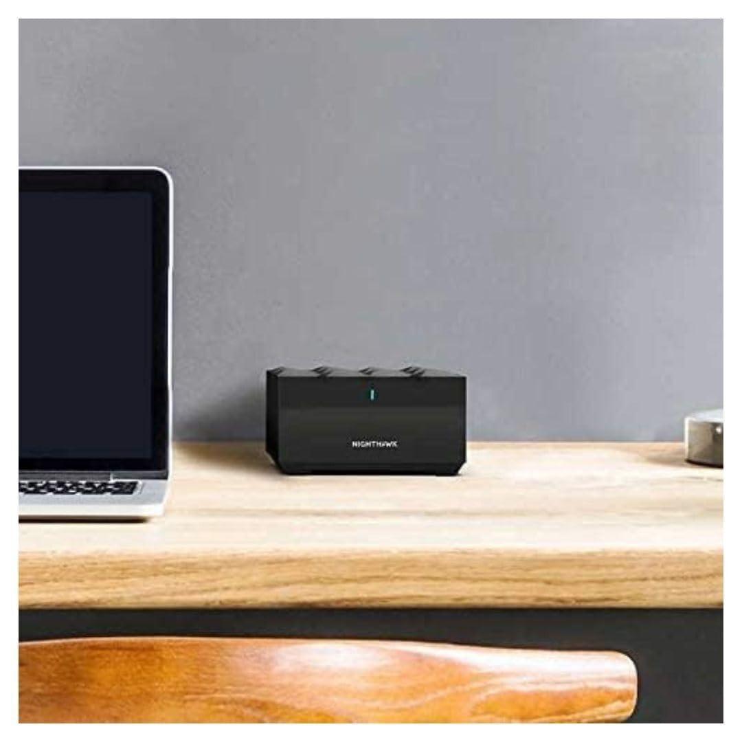 Netgear Nighthawk Whole Home Mesh WiFi 6 System, 3-Pack , BLK (Renewed) - Image 4