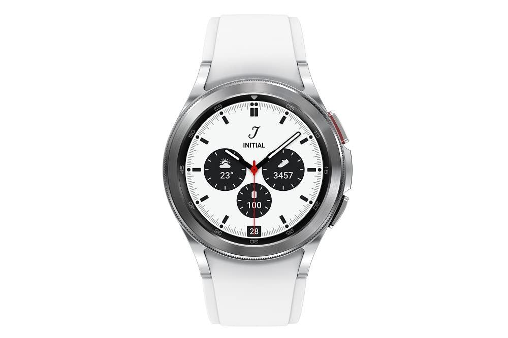 SAMSUNG Galaxy Watch 4 Classic 46mm Smartwatch with ECG Monitor Tracker for Health, Fitness, Running, Sleep Cycles, GPS Fall Detection, Bluetooth, US Version, Silver - Image 2