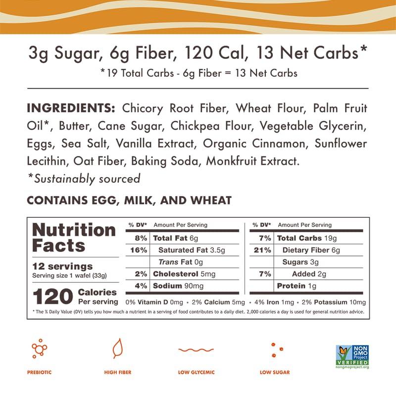 Rip Van Wafels Dutch Caramel & Vanilla Stroopwafels, Healthy Snacks, Non-GMO, Low Calorie, Low Sugar (3g), Office Snacks, Keto Friendly, 12 Count - Image 7