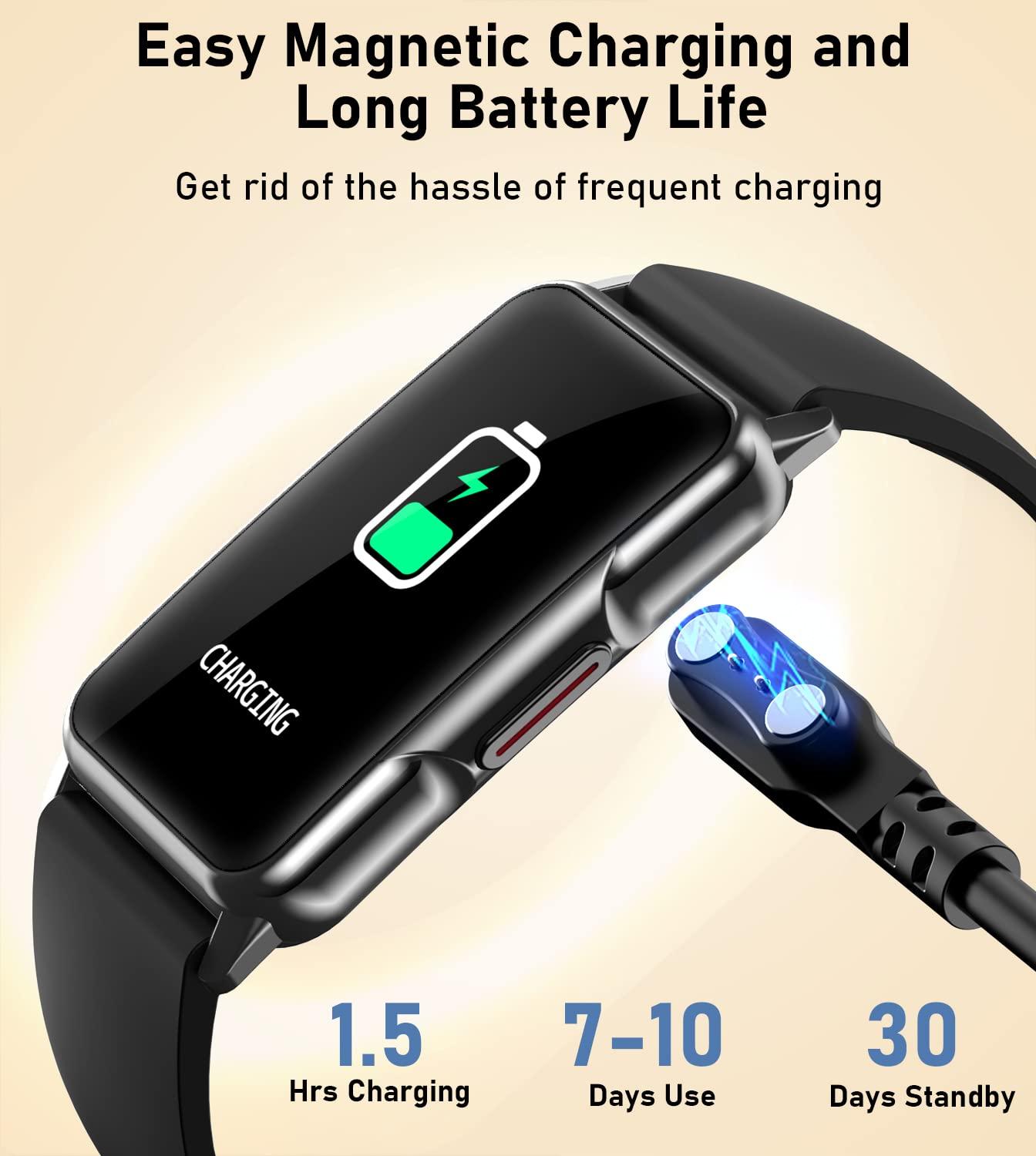Health Fitness Tracker with Heart Rate Blood Oxygen Blood Pressure Sleep Monitor Step Calorie Counter Pedometer - Image 3