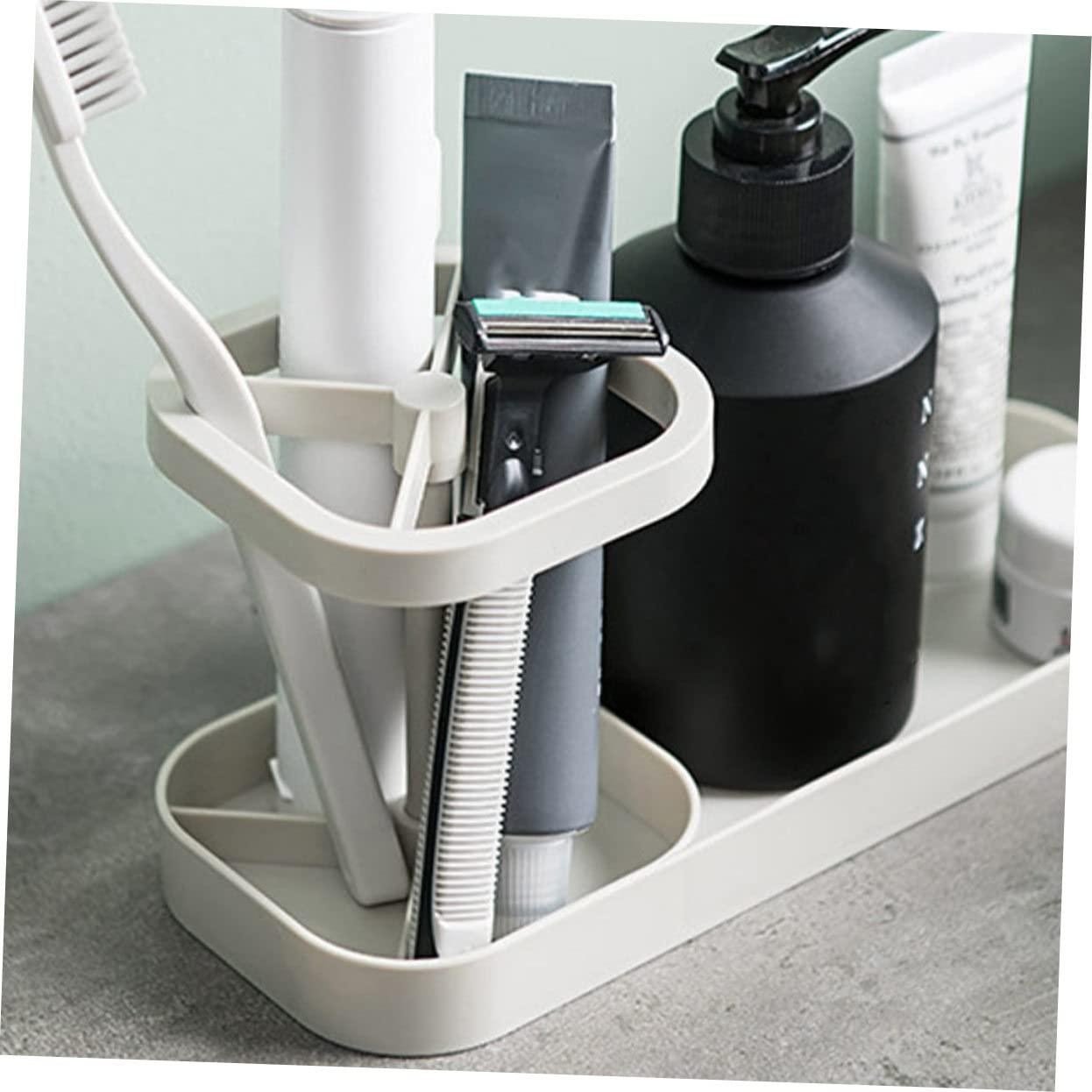 LIFKOME 1pc Storage Rack for Bathroom Supplies Toothbrush and Toiletry Holder Wash Cup Stand Easy to Clean and Store for Dorms and Hotels - Image 8