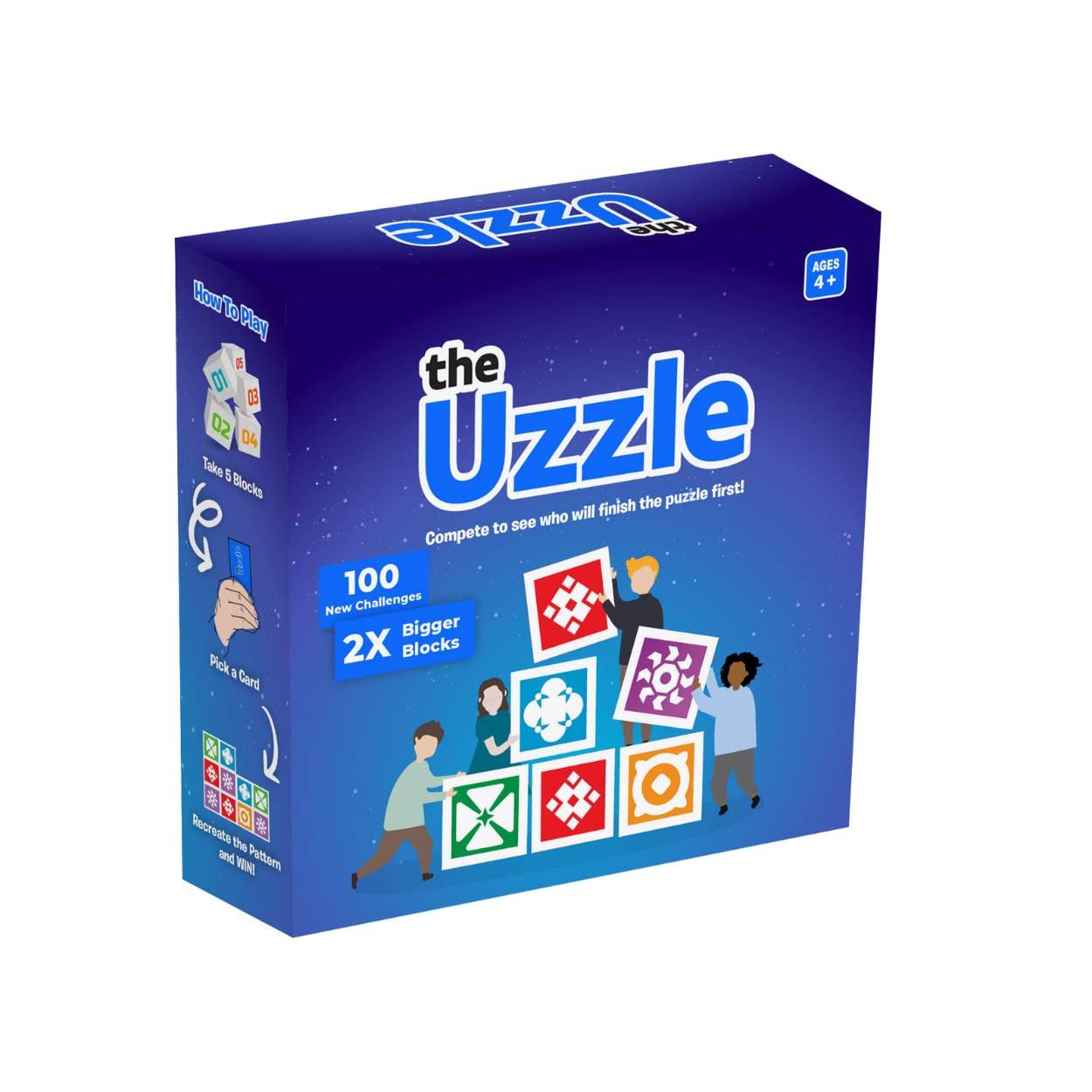 The Uzzle 3.0 Board Game, Family Board Games for Children & Adults, Block Puzzle Games for Ages 4+ - Image 7
