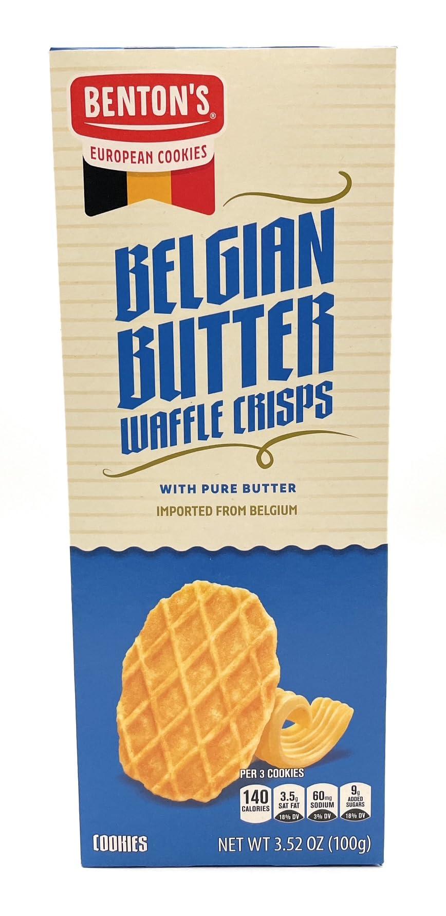 Belgian Butter Waffle Crisps European Cookies, Bentons 3.52oz/100g – Pack of 2 - Image 3