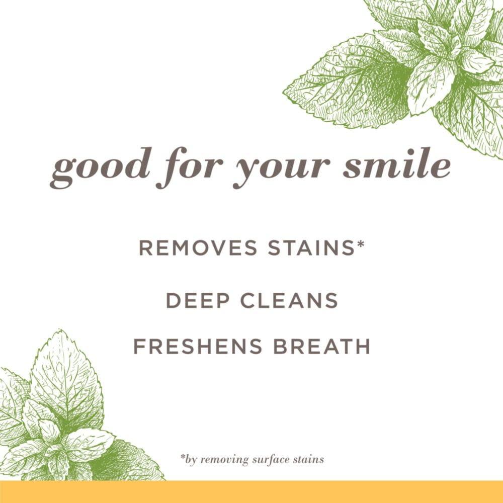 Burt's Bees Toothpaste, Natural Flavor, Fluoride-Free, Purely White, Zen Peppermint, 4.7 oz, Pack of 3 - Image 3