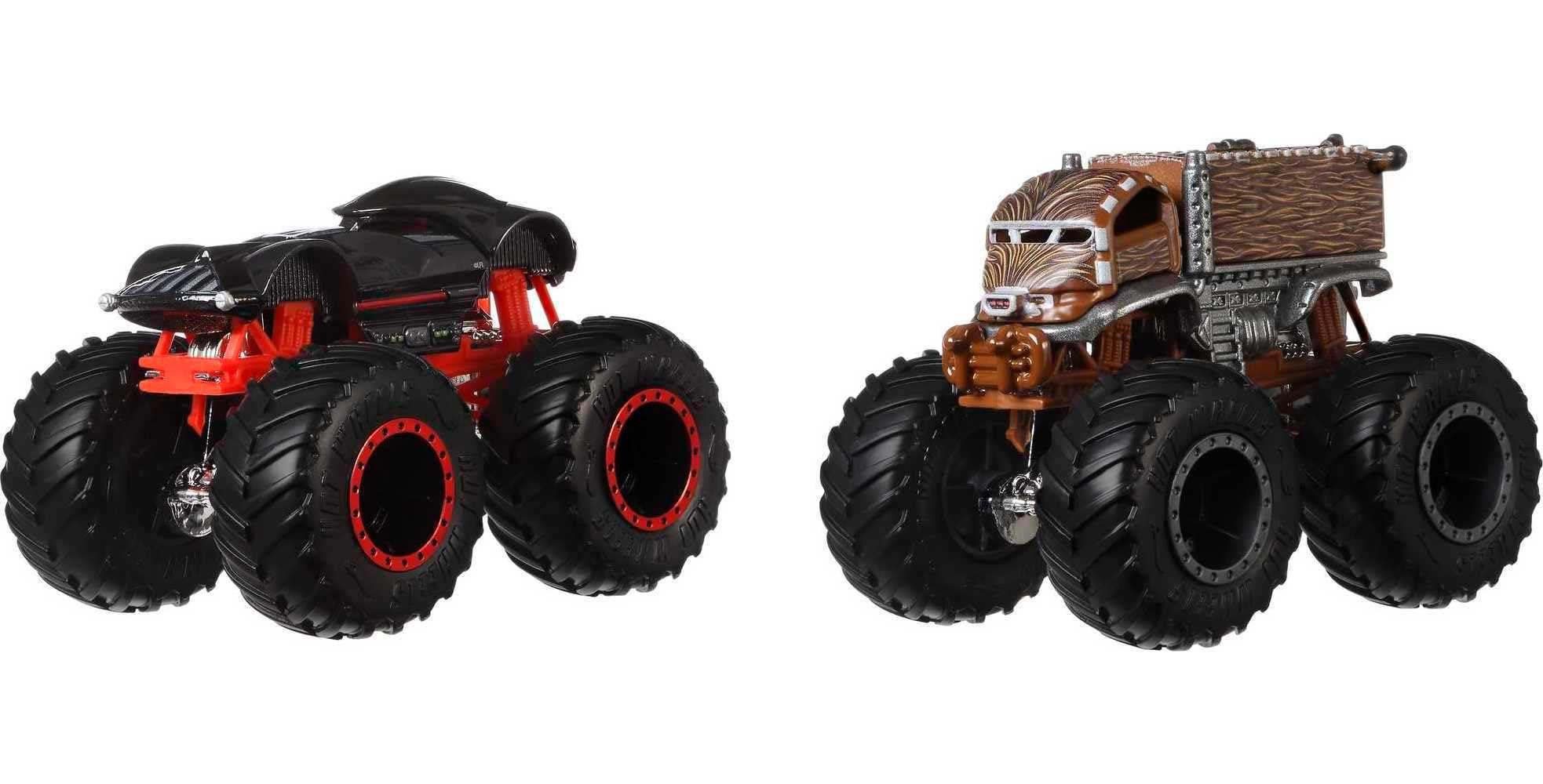 Hot Wheels Monster Trucks 1:64 Scale 2-Pack Assortment with Giant Wheels - Image 7