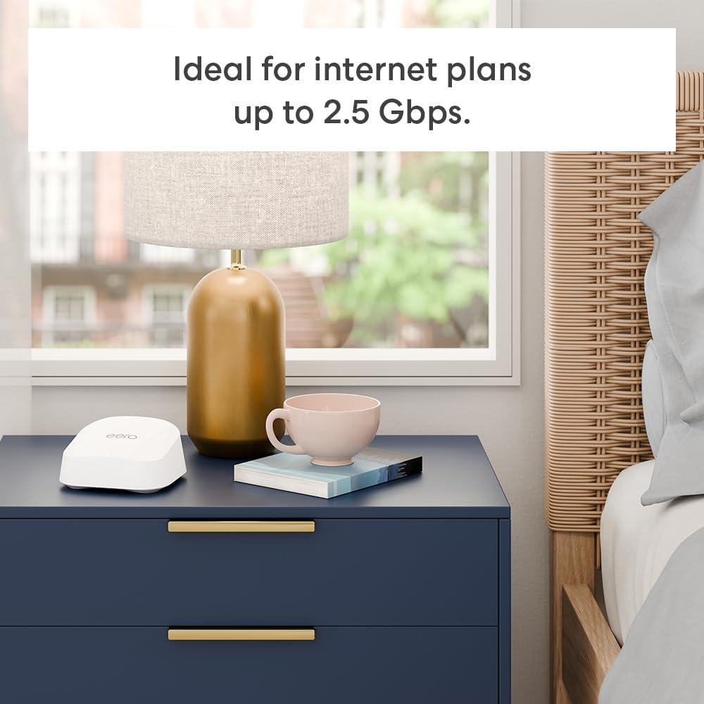 Amazon eero 7 with 1 month free eero Plus (auto-renews) - Supports internet plans up to 2.5 Gbps, Coverage up to 6,000 sq. ft., Connect 120+ devices, 3-pack - Image 4